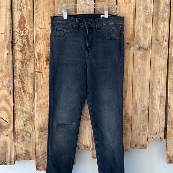 rag & bone Jean 10 Inch Capri Super Skinny in‎ Steele Size 27 - Picture 4 of 16